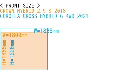 #CROWN HYBRID 2.5 S 2018- + COROLLA CROSS HYBRID G 4WD 2021-